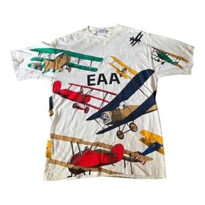 MEN’S size large biplane T-shirt